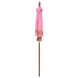 Parasol Autre Rose x 260 cm Coton et bois massif 
