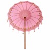 Parasol Autre Rose x 260 cm Coton et bois massif 
