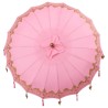 Parasol Autre Rose x 260 cm Coton et bois massif 