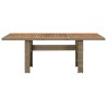 Table à manger de jardin Marron 200x100x74 cm Résine tressée 