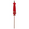Parasol Autre Rouge x 250 cm Coton et bois massif 