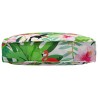 Coussin de palette 60 x 60 x 12 cm, style Jungle tropical, en tissu Oxford. 