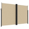 Auvent latéral rétractable beige 220x600 cm 