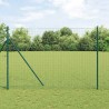 Ensemble de poteaux de clôture 13 pcs Vert Ø32mm 210 cm Acier 