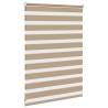 Store zèbre marron sable largeur du tissu 110,9 cm polyester 