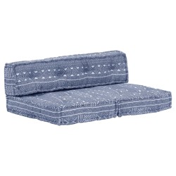 Pouf Indigo Tissu 