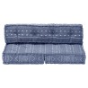 Pouf Indigo Tissu 