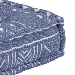 Pouf Indigo Tissu 
