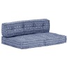 Pouf Indigo Tissu 