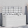 Boîte de rangement de jardin 280 L Gris clair 
