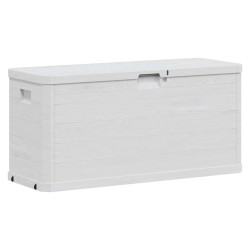 Boîte de rangement de jardin 280 L Gris clair 