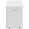 Boîte de rangement de jardin 280 L Gris clair 