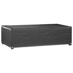 Housses salon de jardin 2pcs 8œillets 125x70x35cm rectangulaire 