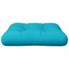Coussin de palette turquoise 58x58x10 cm tissu oxford 
