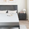 Coussins de Matelas Blanc 160 x 200 cm 