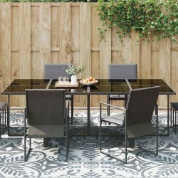 Tapis d'extérieur ARAKIL Gris clair Polyester 300 x 400 cm 