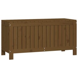Boîte de rangement de jardin Marron miel 108x42,5x54cm Bois pin 