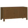 Boîte de rangement de jardin Marron miel 108x42,5x54cm Bois pin 