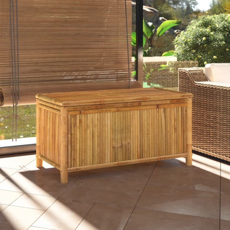 Boîte de rangement de jardin 110x52x55 cm Bambou 