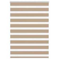 Store zèbre marron sable largeur du tissu 90,9 cm polyester 