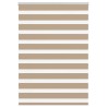 Store zèbre marron sable largeur du tissu 90,9 cm polyester 