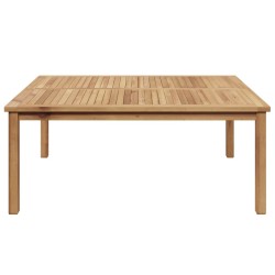 Table basse Marron 110 x 110 x 45 cm Bois de teck massif 