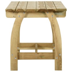 Table de jardin 110x74x75 cm Bois de pin imprégné 
