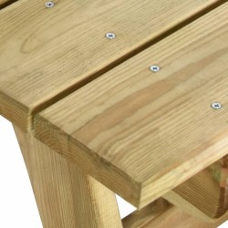 Table de jardin 110x74x75 cm Bois de pin imprégné 