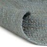 Tapis fait à la main Jute Rond 180 cm Vert olive 