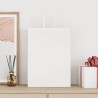 Sacs en papier 50 pcs avec poignées blanc 32x17x44 cm 