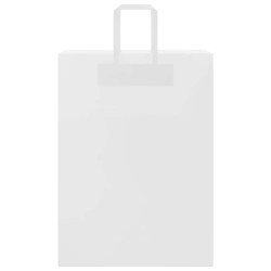 Sacs en papier 50 pcs avec poignées blanc 32x17x44 cm 