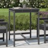 Table de jardin gris 82,5x82,5x110 cm bois massif de pin 