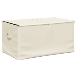 Boîte de rangement Tissu 50x30x25 cm Crème 