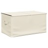 Boîte de rangement Tissu 50x30x25 cm Crème 