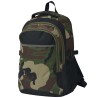 Sac à dos d'école 40 L noir et camouflage 