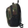 Sac à dos d'école 40 L noir et camouflage 