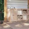 Portes de cuisine extérieure 50x9x82 cm en bois de pin massif 