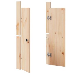 Portes de cuisine extérieure 50x9x82 cm en bois de pin massif 