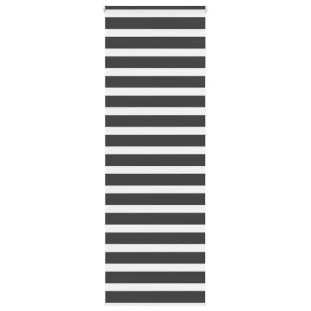 Store zèbre noir 90x200 cm largeur du tissu 85,9 cm polyester 