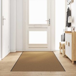 Tapis de sol lavable crème 120x350 cm 