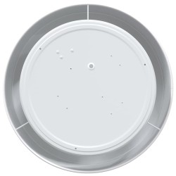 Lustres encastrés Blanc Ø 30 cm Tissu E27 