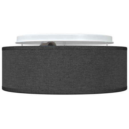 Plafonnier Noir Ø 30 cm en Tissu E27 