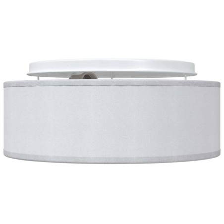 Lustres Encadrés Gris Ø 30 cm Tissu E27 