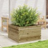 Jardinière 80x80x45,5 cm bois de pin imprégné 