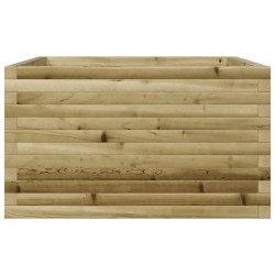 Jardinière 80x80x45,5 cm bois de pin imprégné 