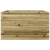 Jardinière 80x80x45,5 cm bois de pin imprégné 