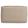 Coussin de Palette pour siège Taupe 60x40x8 cm Tissu Oxford 