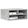 Support d'imprimante gris béton 49x40x22,5 cm bois d'ingénierie 