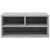 Support d'imprimante gris béton 49x40x22,5 cm bois d'ingénierie 