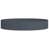 Pot métallique anthracite Anthracite Métal Grand Durable 